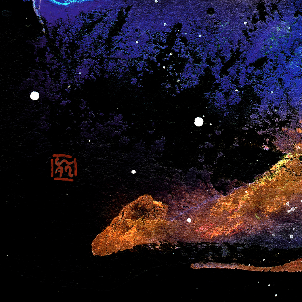 imaginary world yuan rong zhang nocturnal monkey Intuitive art Moody moon night purple storytelling  