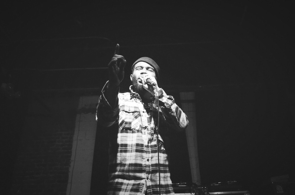 hip hop fundraiser paper box Bushwick Analogue black and white rap Brooklyn Rap Music Bushwick pharoahe monch
