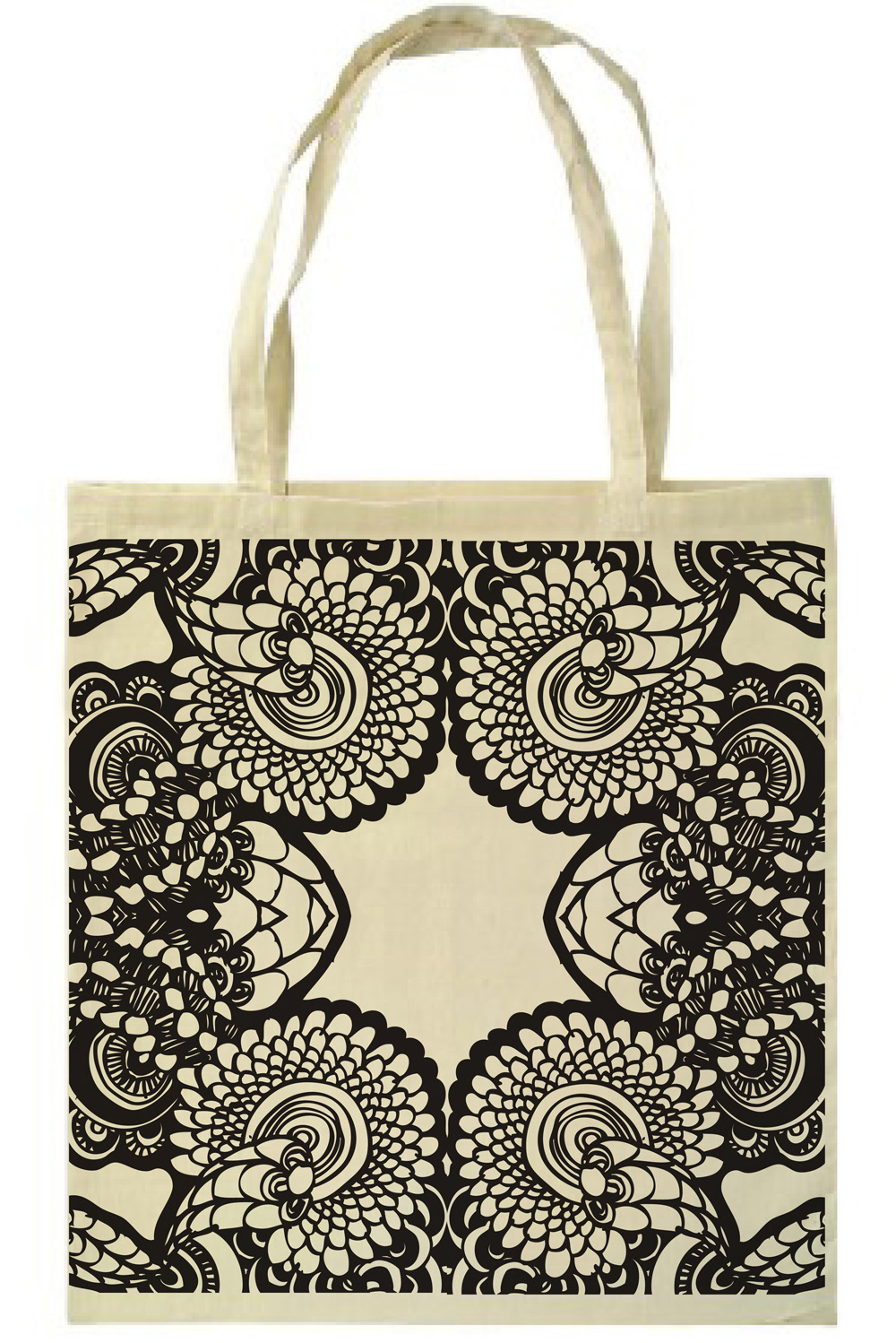 screen printing pattern textile canvas bag