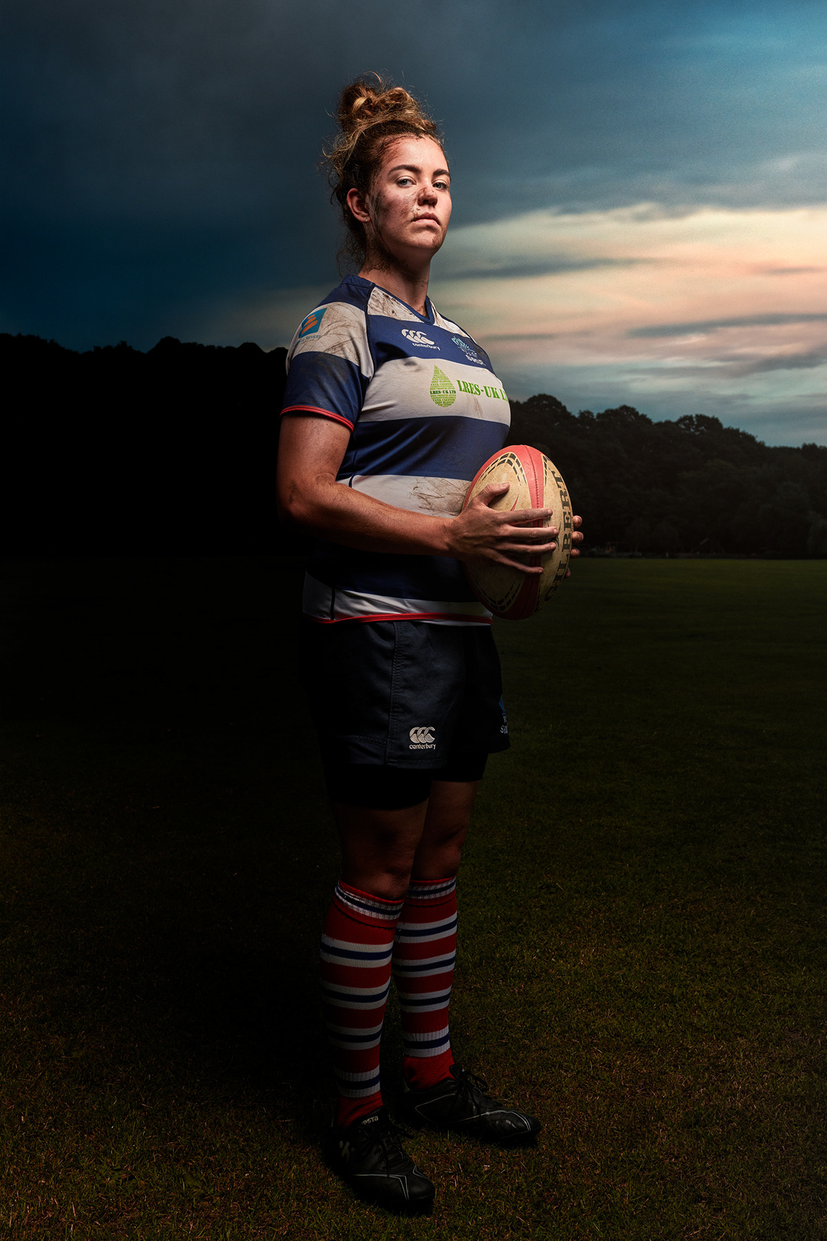 grade Rugby sport women retouch Photography  Editing 