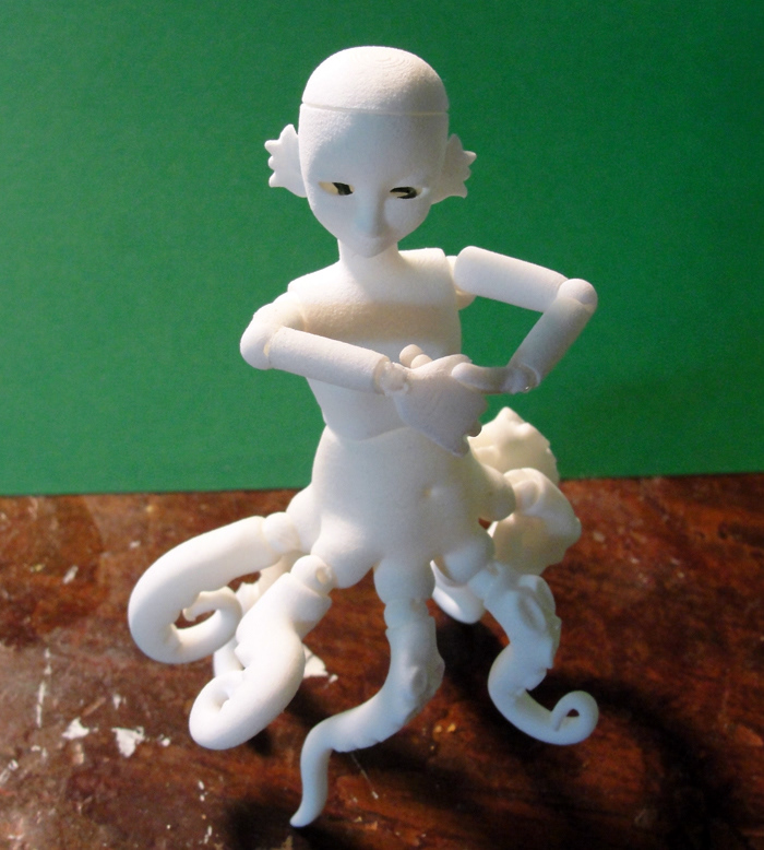 bjd ball jointed doll ABJD octopus tentacles fantasy doll