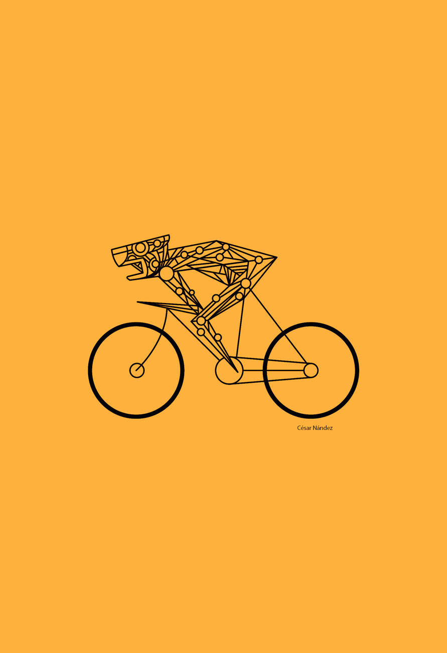 cesar nandez ciclistas mexicanos diseño mexicano carteles sobre ciclismo