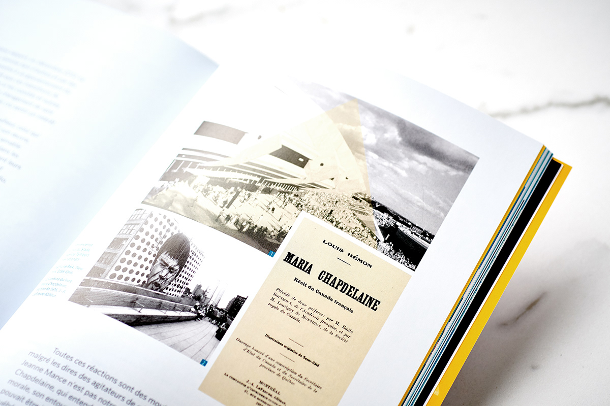 book Montreal typography   Colourful  architecture cover Retro Duotone