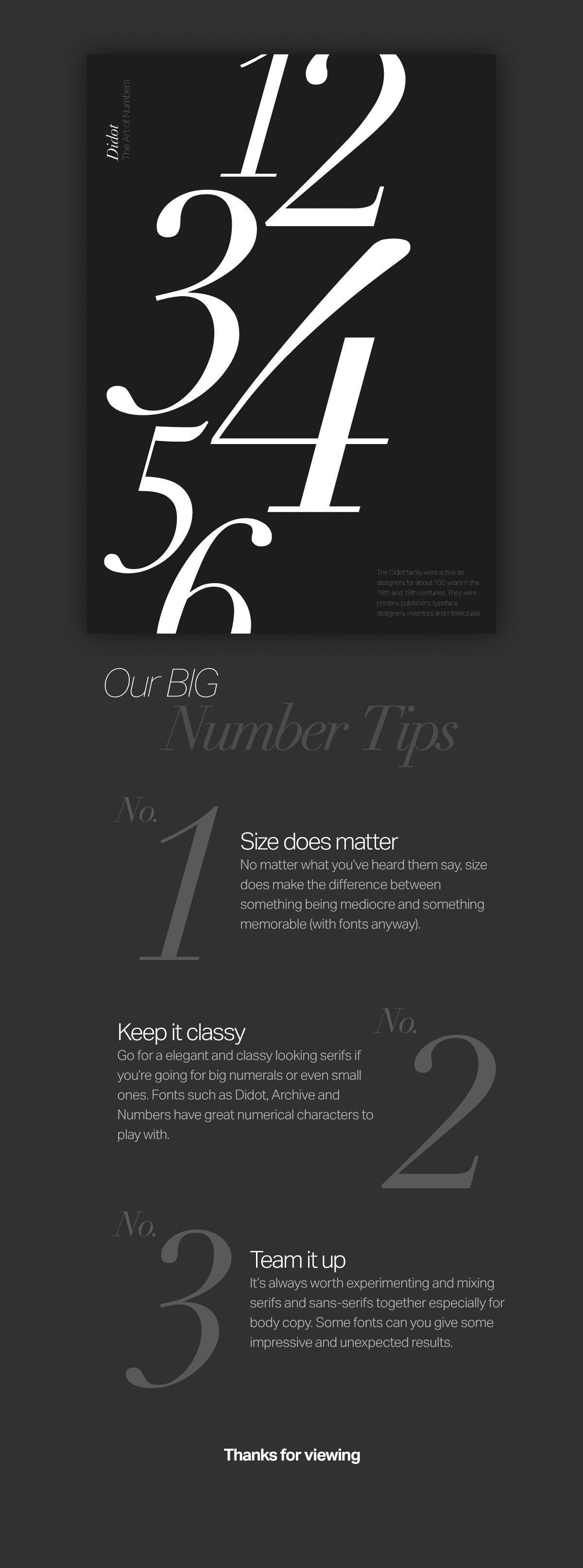 design Didot font tips type elegant Typeface hints