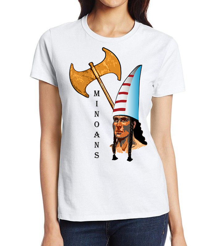 T shirt design inspired by Ancient Minoans 