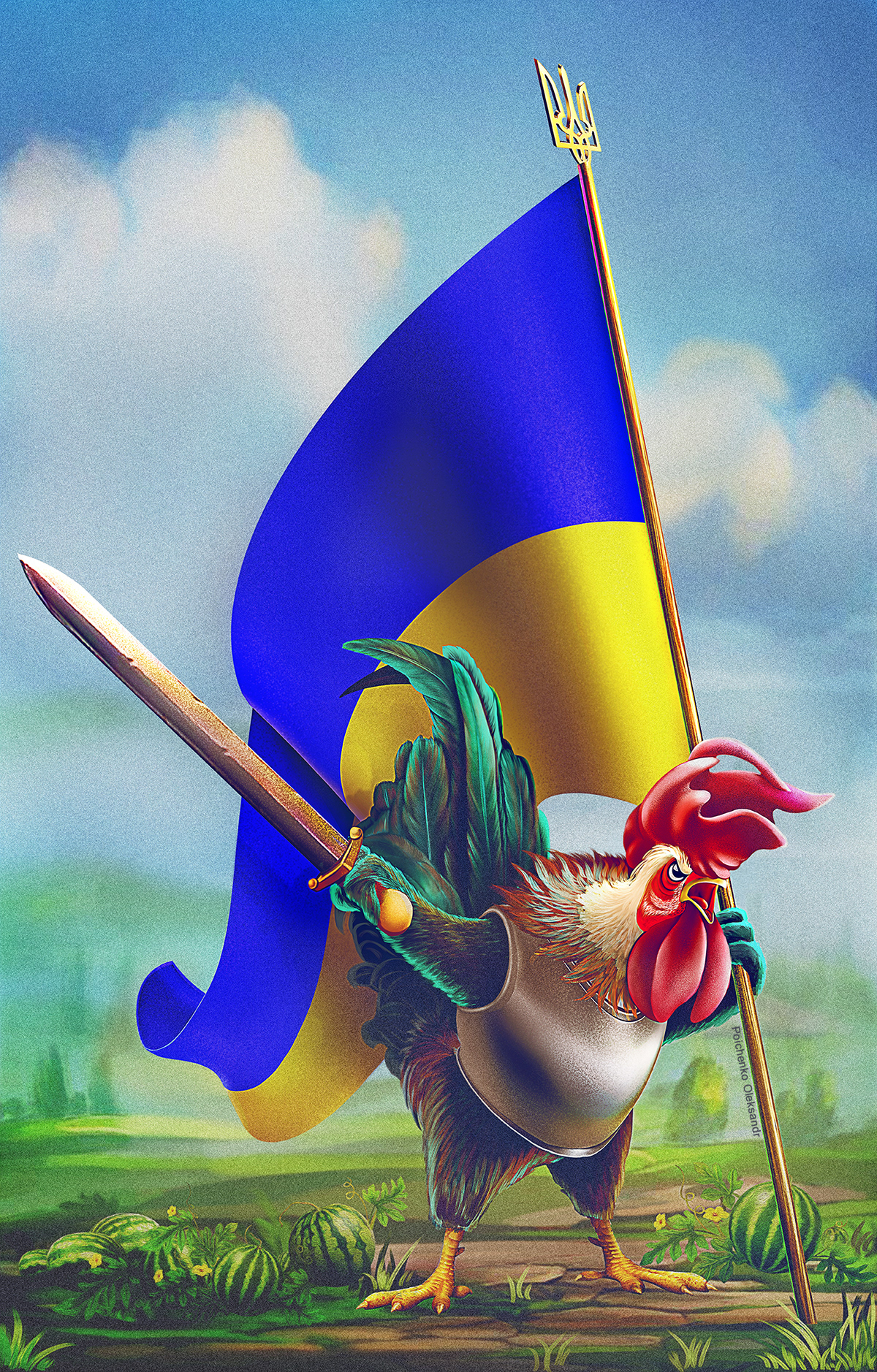 art artwork Character design  digital Digital Art  digital illustration Drawing  ILLUSTRATION  ukraine War