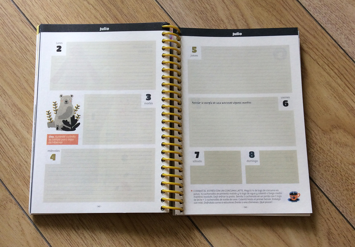 project planner agenda ohlala editorial print