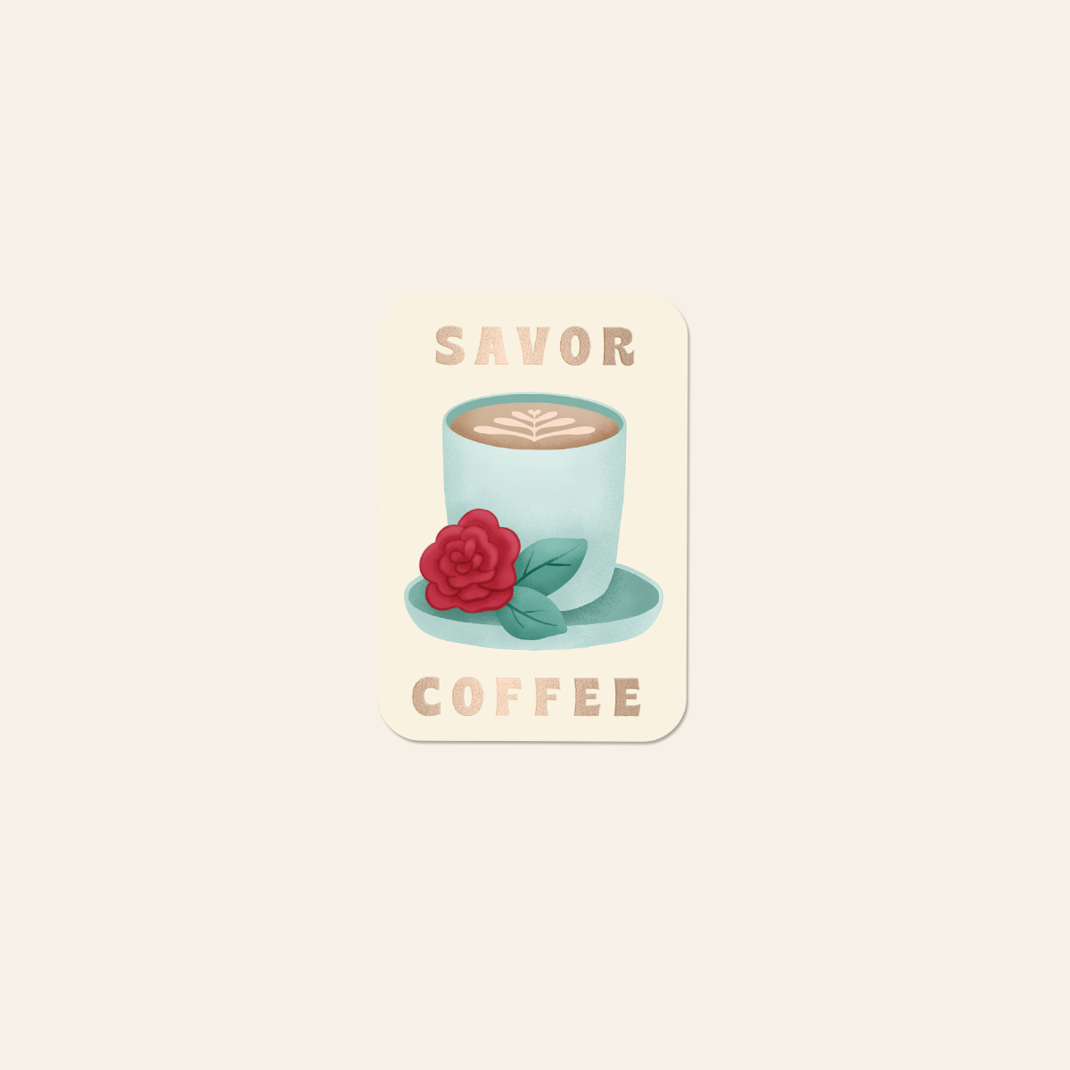 Coffee coffee illustration digital Digital Art  ILLUSTRATION  Procreate sticker Sticker Design