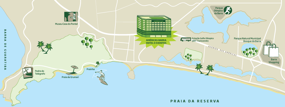 ILLUSTRATION  map Rio de Janeiro