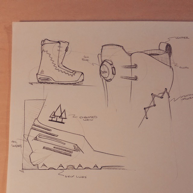 freehand Fun draw sketch footwear products bic pen
