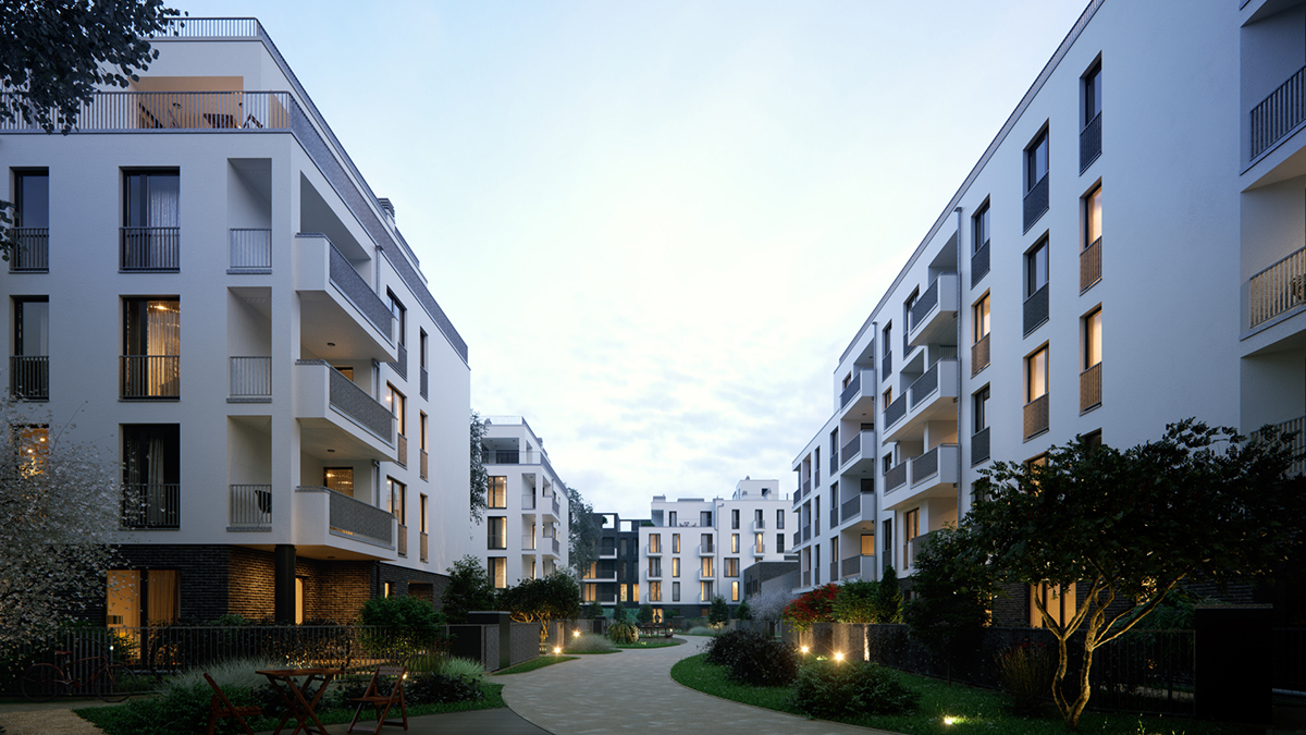 housing residential Multi-Family Urban apartment townhouses