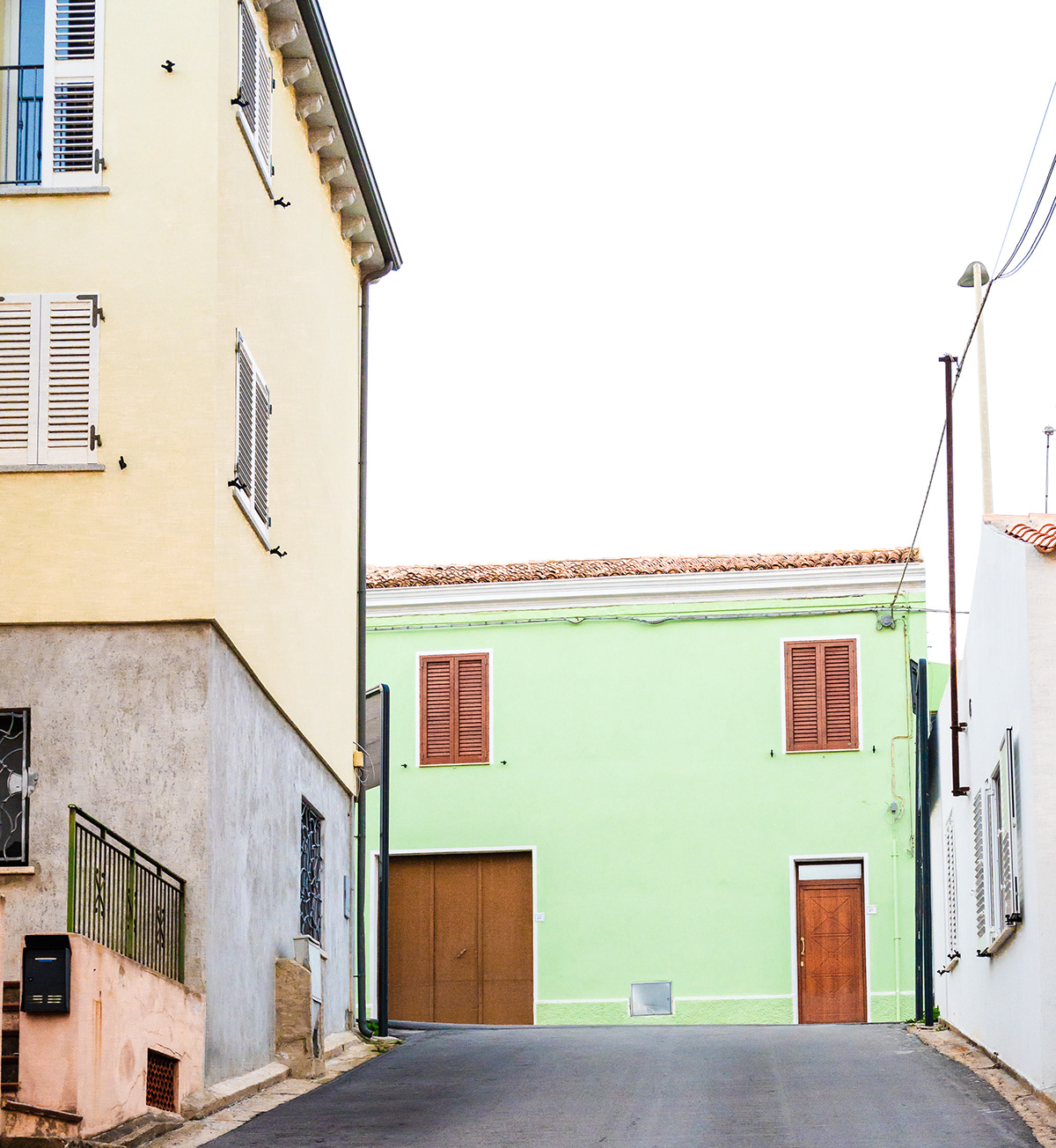 sardinia colors shapes italia Photography  streets stairs geometric vehicles sardegna