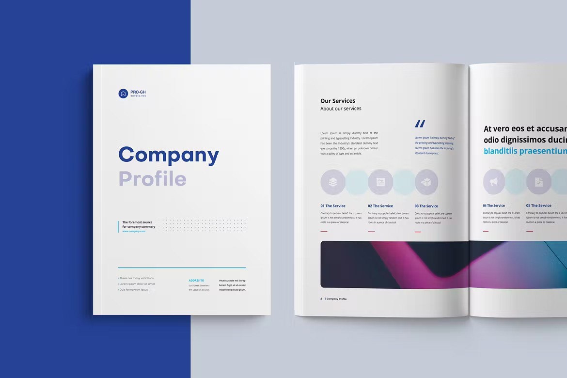 annual report brochure brochure design business company company profile corporate Layout profile report