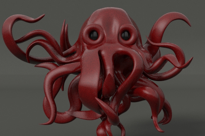 octopus 3D Character seaanimal
