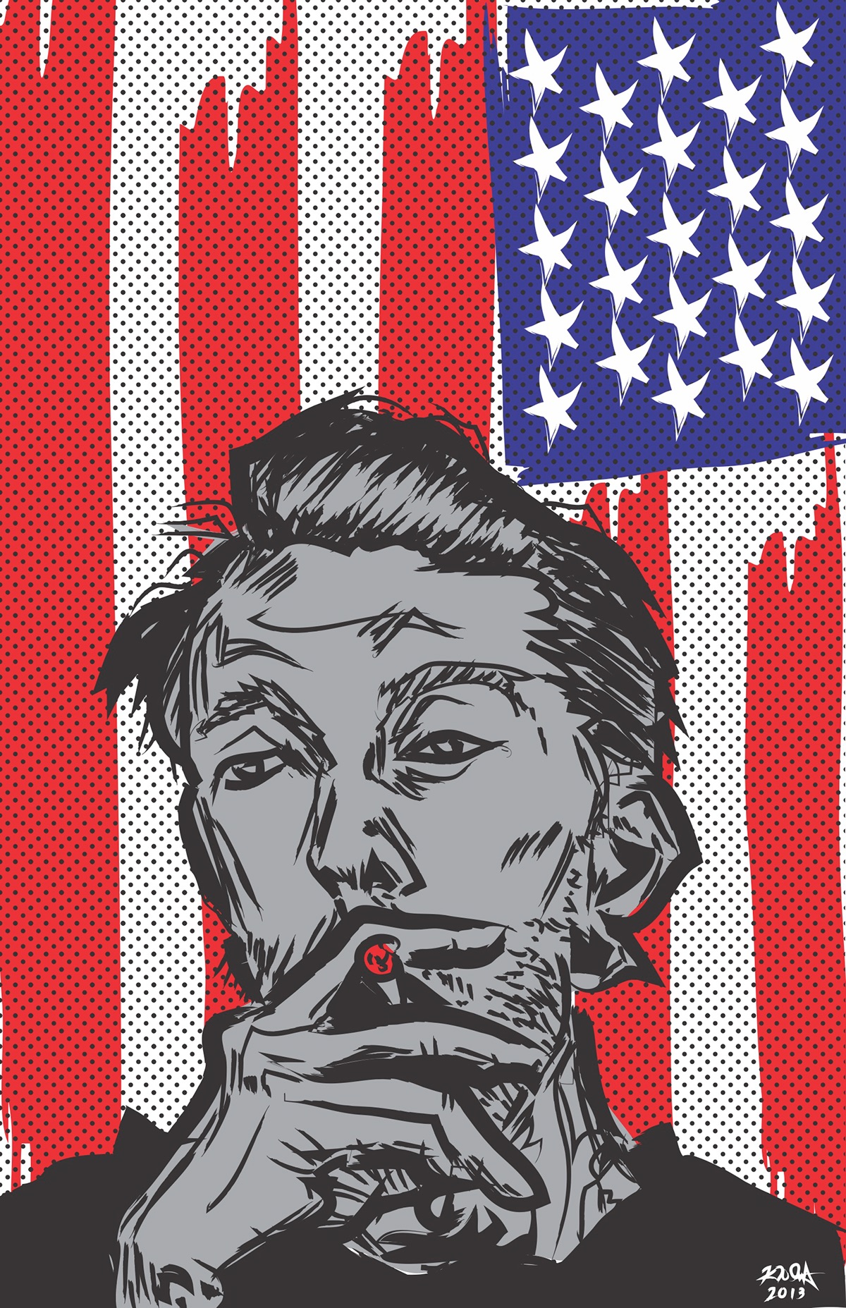 poster Character america