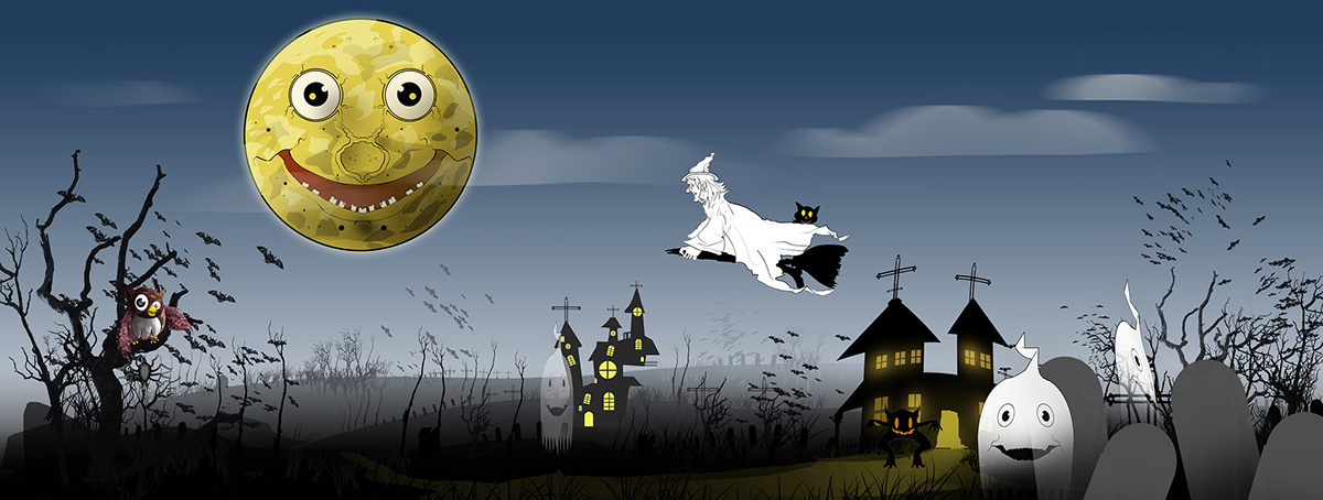 children's book book illustration digital illustration Character Halloween whimsical