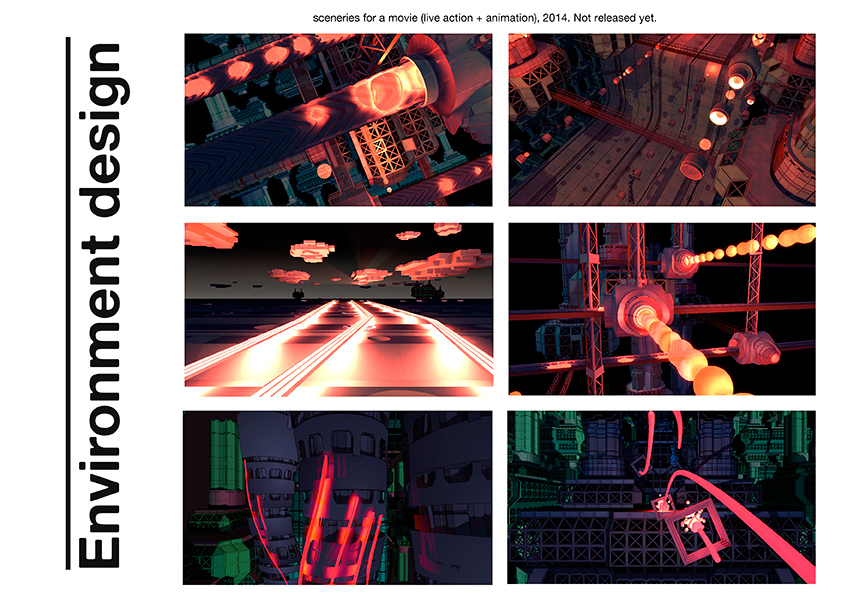 Environment design esceneries longobardo Game Art 3D