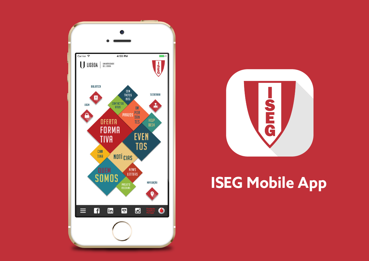 UX design ui design school ISEG app mobile