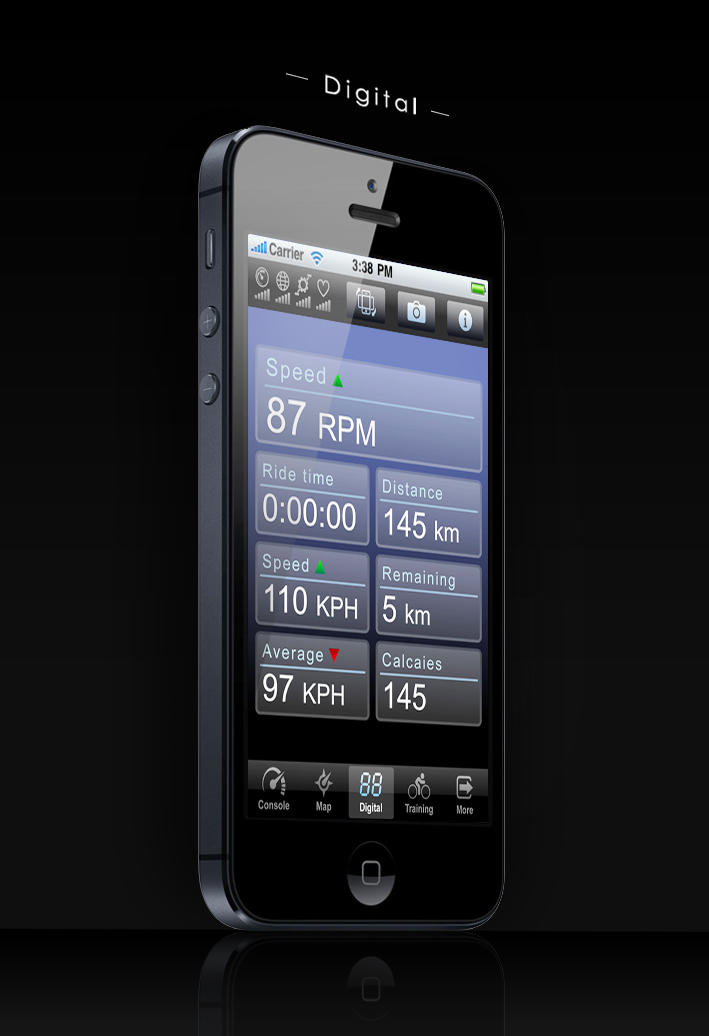 ui design user interface iphone app cycling app Bike Bicycle infographics