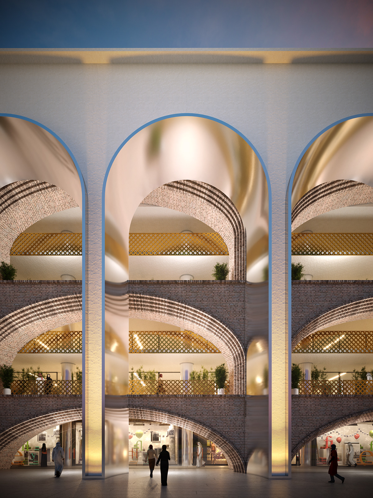 3dsmax coronarenderer photoshop vray architecture mall Emirate dubai