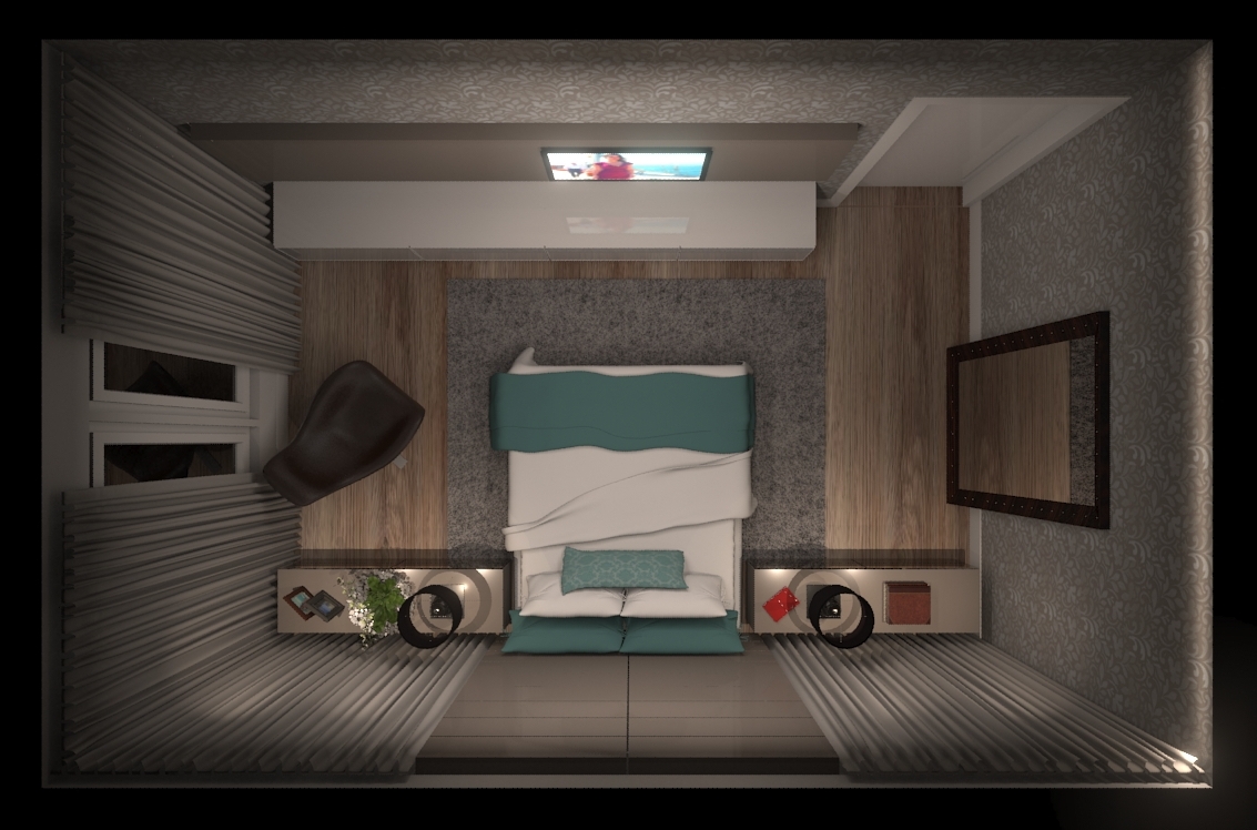 design Decoração design de interiores Quarto quarto de casal suite master master bedroom projeto 3d