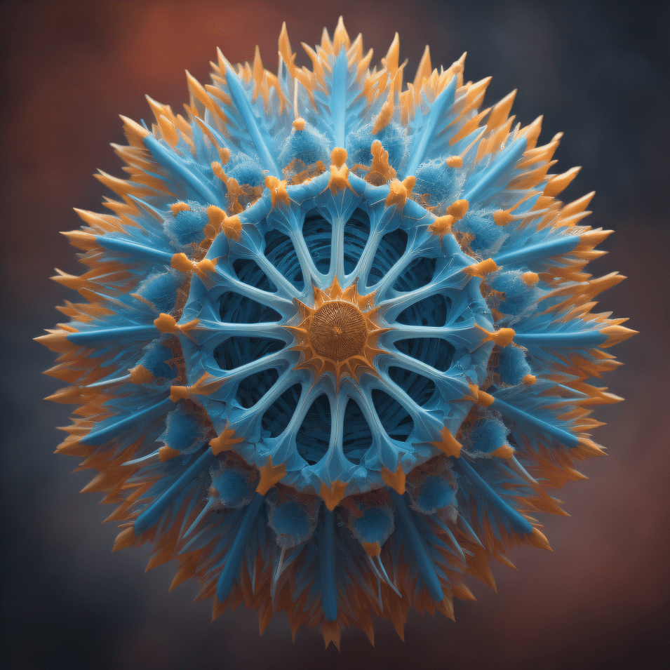 Ai Art stable diffusion microbes viruses