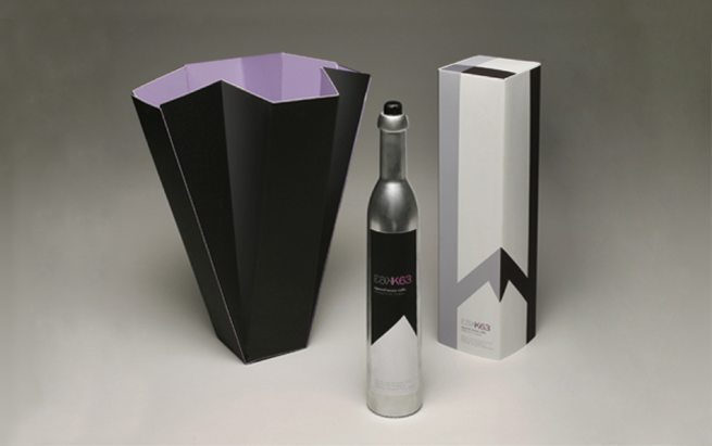 K63  packaging concept  Concept  liquor   vodka  ice bucket  expandable  ice  cold