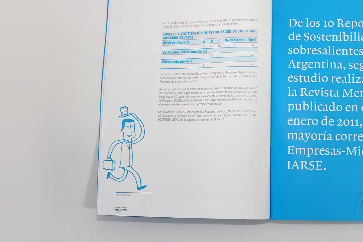 Publicacion cuadernillos IARSE IBM editorial impresos diseño gráfico