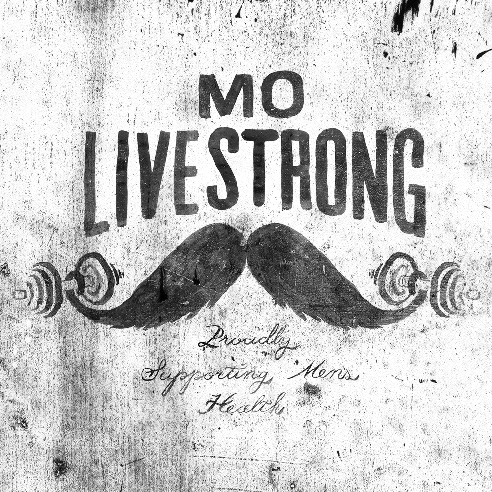 hand drawn hand drawn type Retro rugged Movember rough vintage paint sign painting