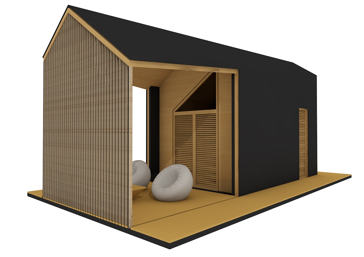 gagalt modern wooden house