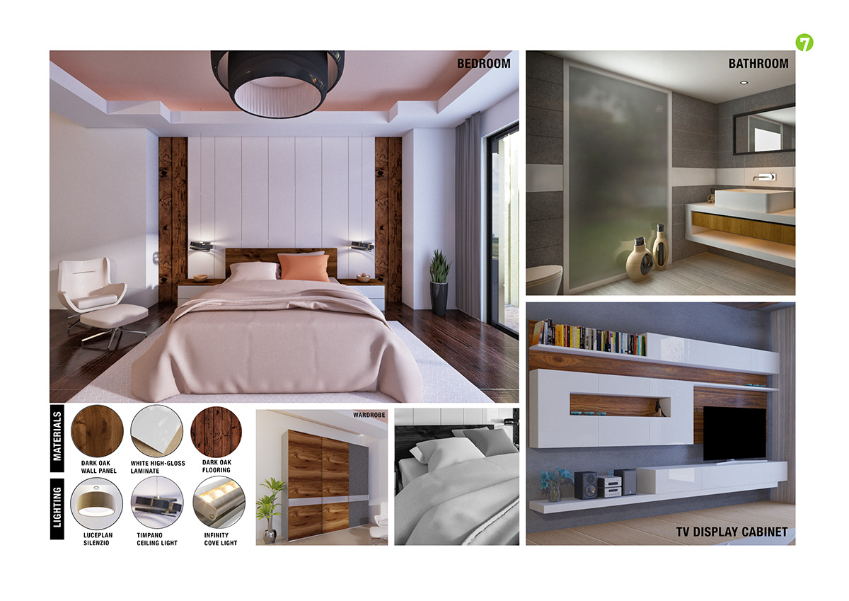 Interior Architecture portfolio visualization 3D