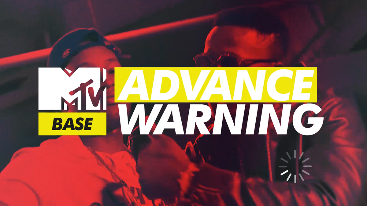 Mtv base broadcast on air motion design tv television south africa africa Channel gradient Viacom MTV Base colour bold