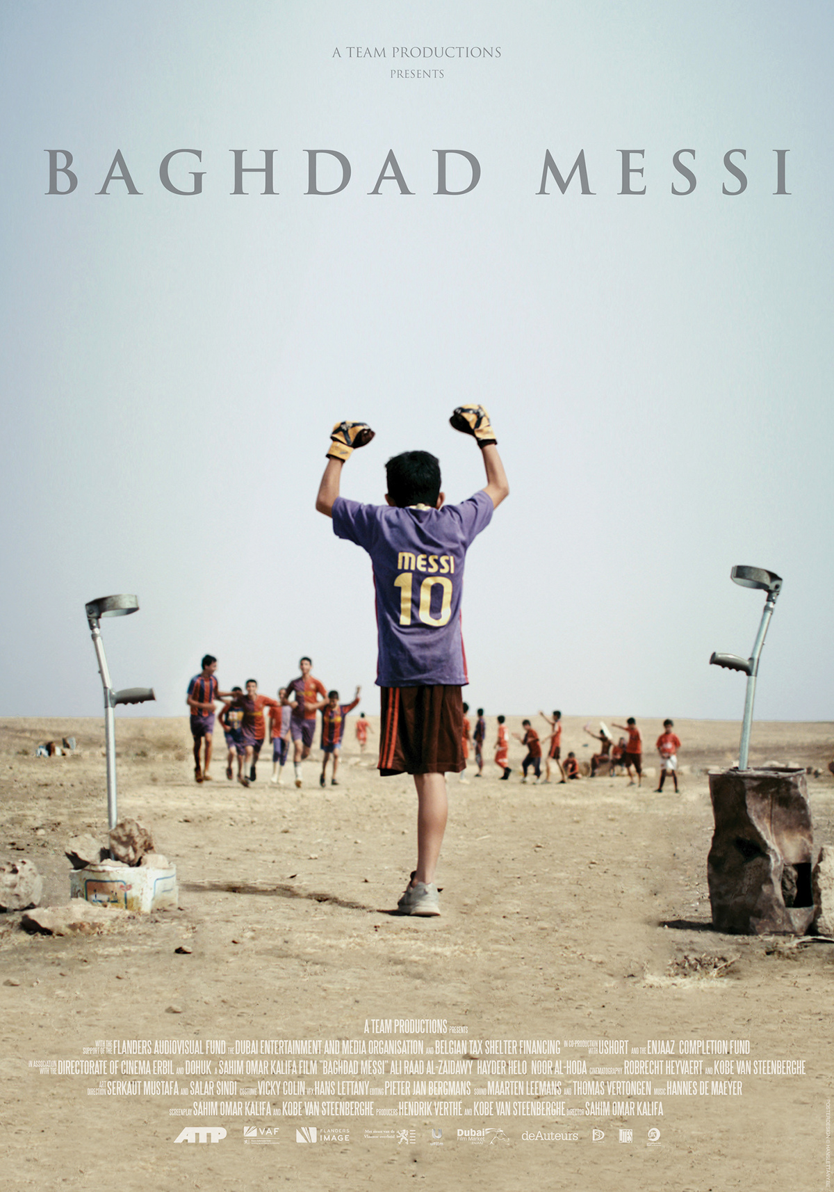 shortfilm Baghdad Messi Sahim Omar kalifa posterdesign iraq a Team Productions