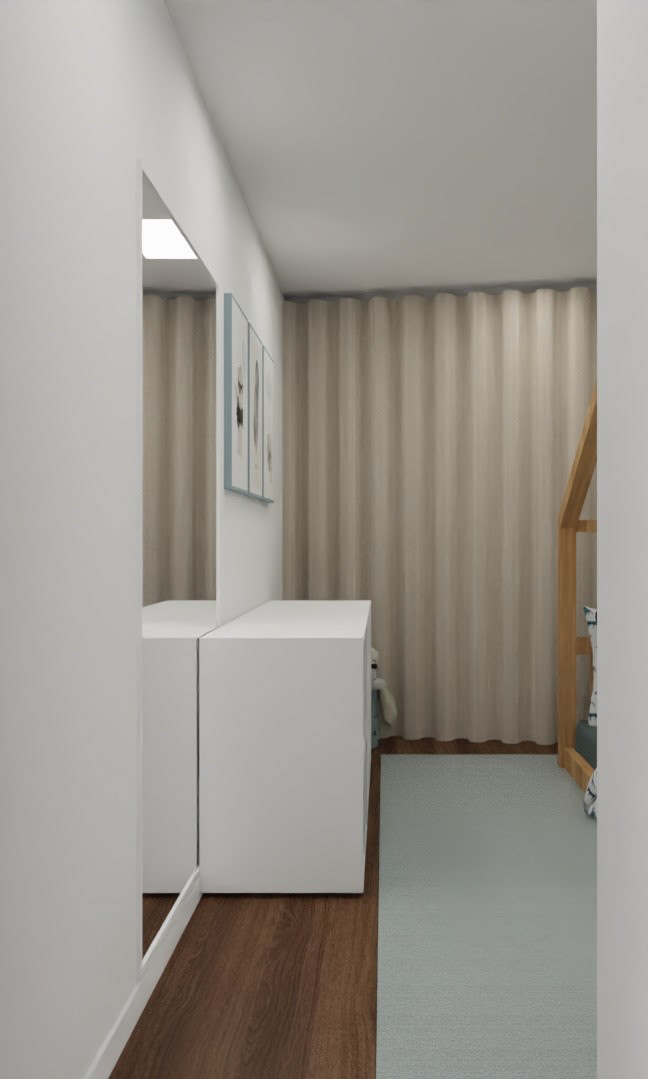 3D project bedroom Boy Room intetior design  rendering