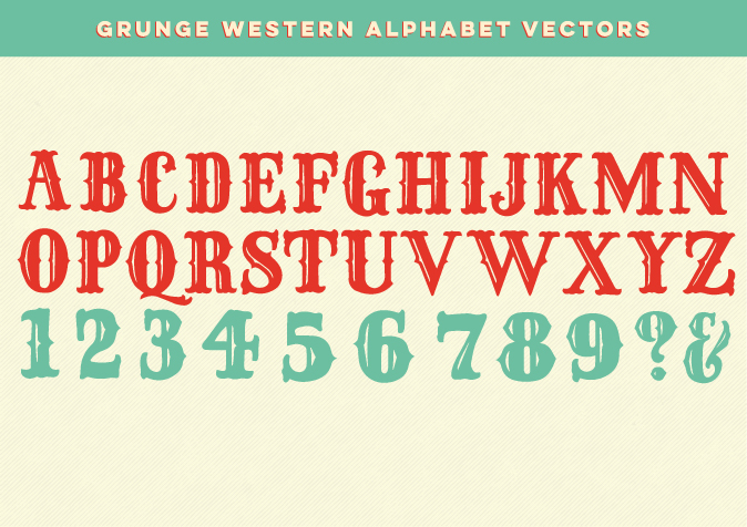 alphabet vector old antique vintage Retro grunge