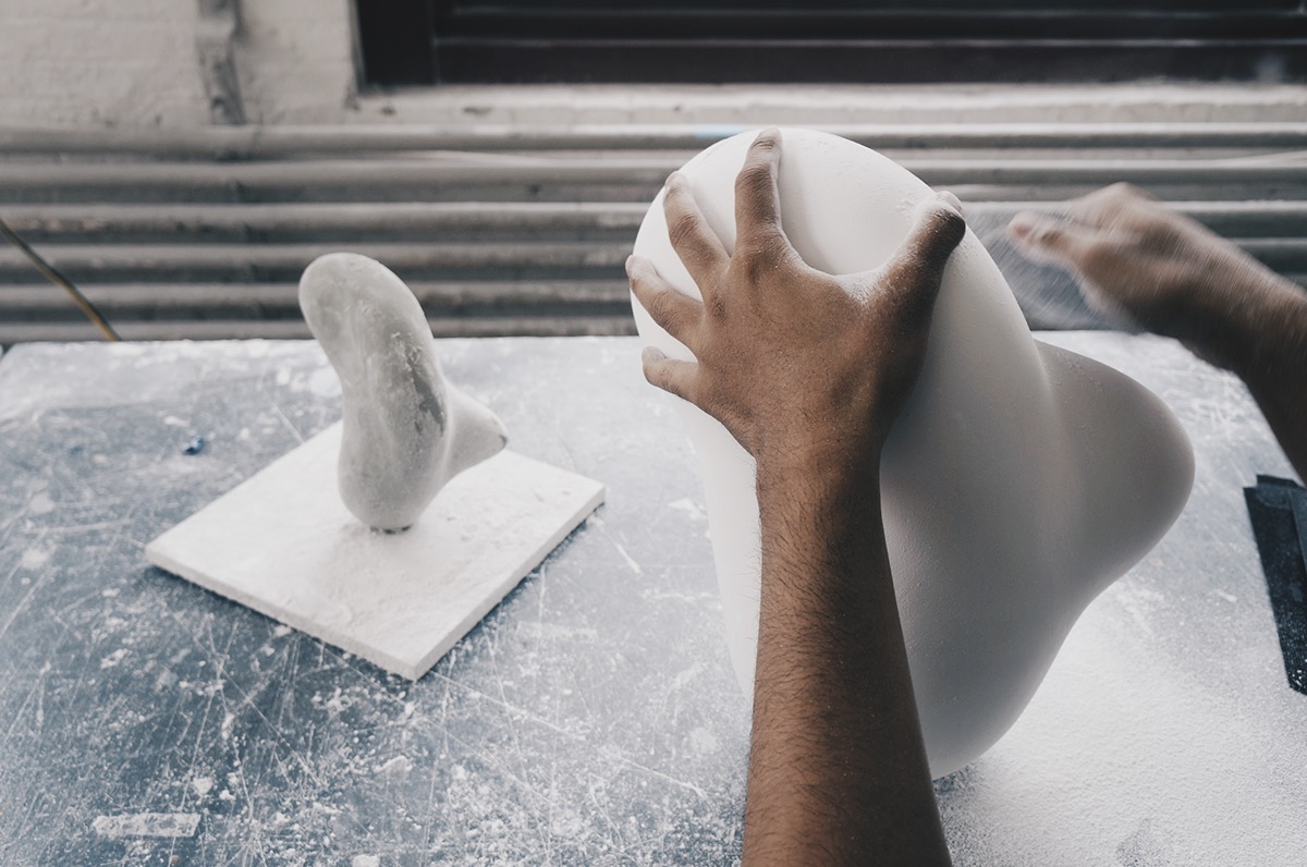 Adobe Portfolio art design Convexity pratt 3D sculpture plaster