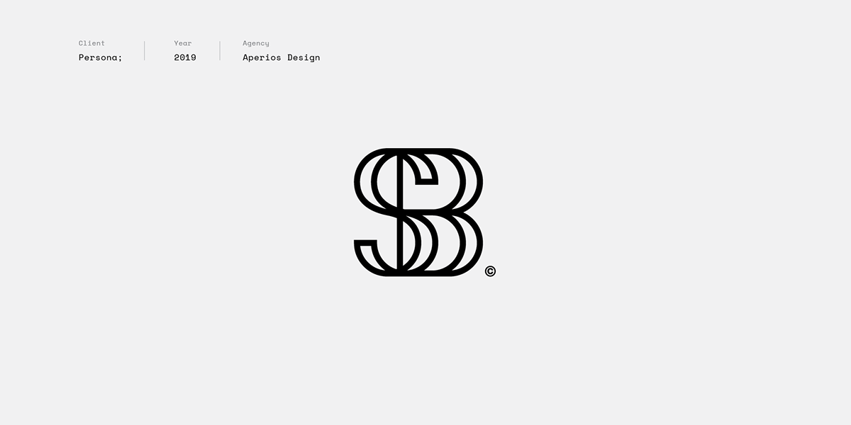 Logo Design brand identity Aperios Design logos brands minimal clean identity monogram music