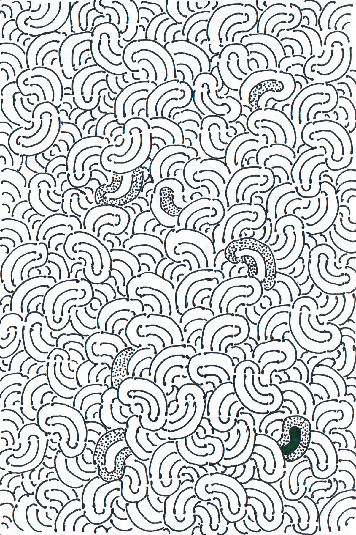 pattern hand-drawn procrastination