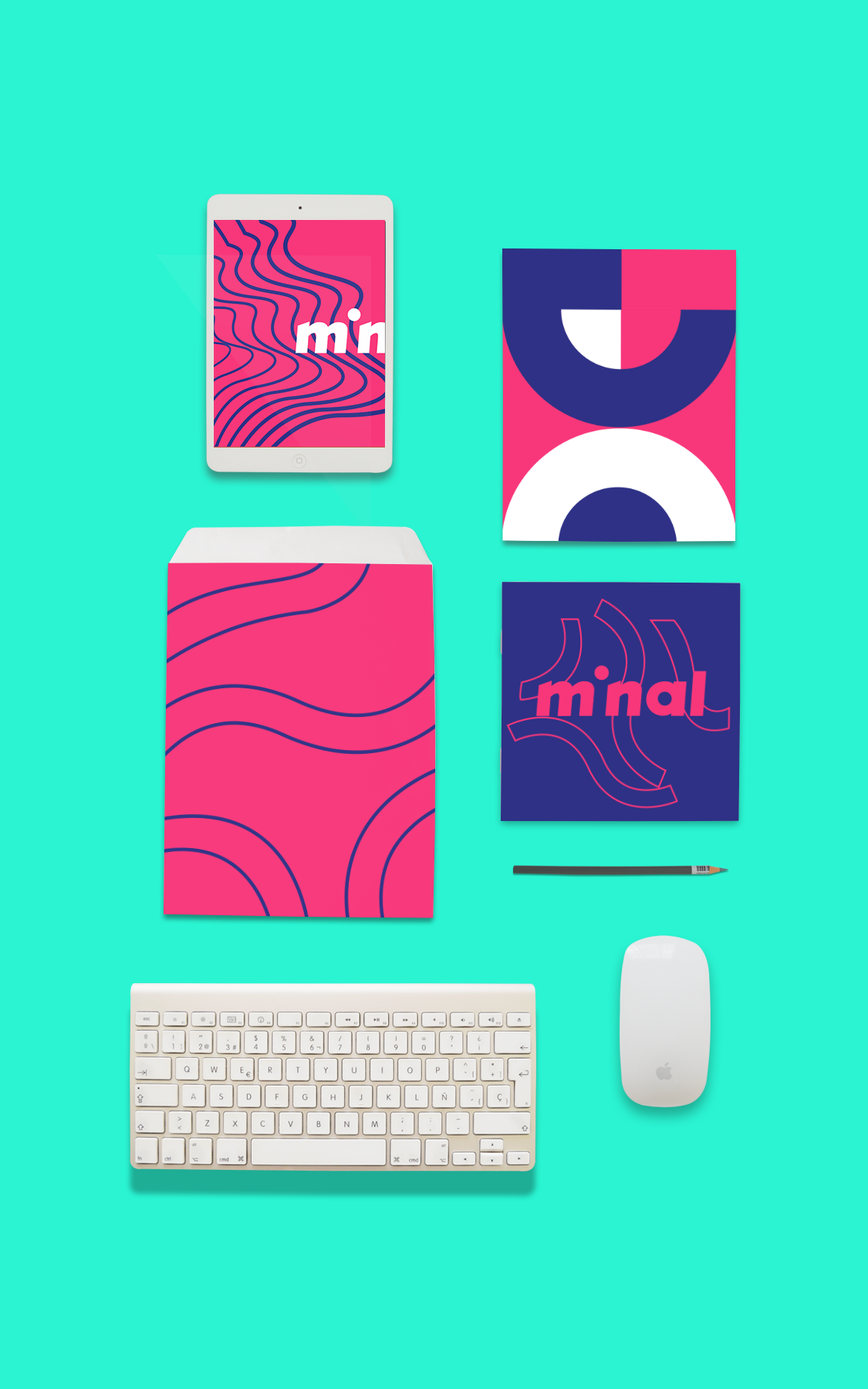 graphic colour studio minimal typography   shapes identity brand branding  Style