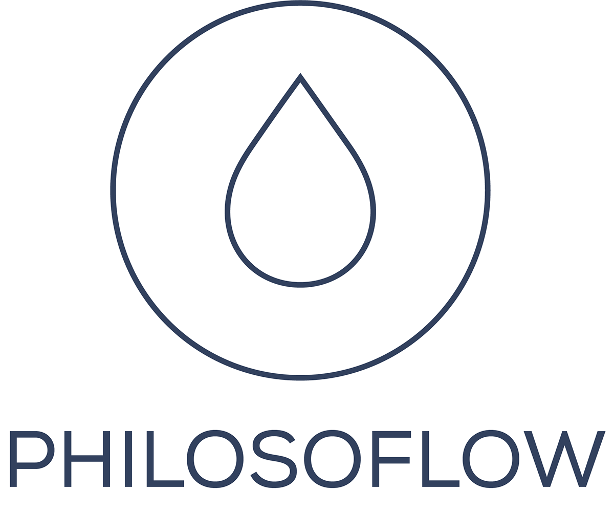 Adobe Portfolio logo design flow philosophy  philosoflow creative drop circle mark barner designer google