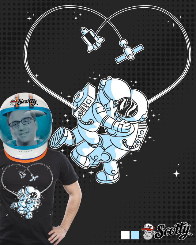 T Shirt  space  astronaut  spaceman Love