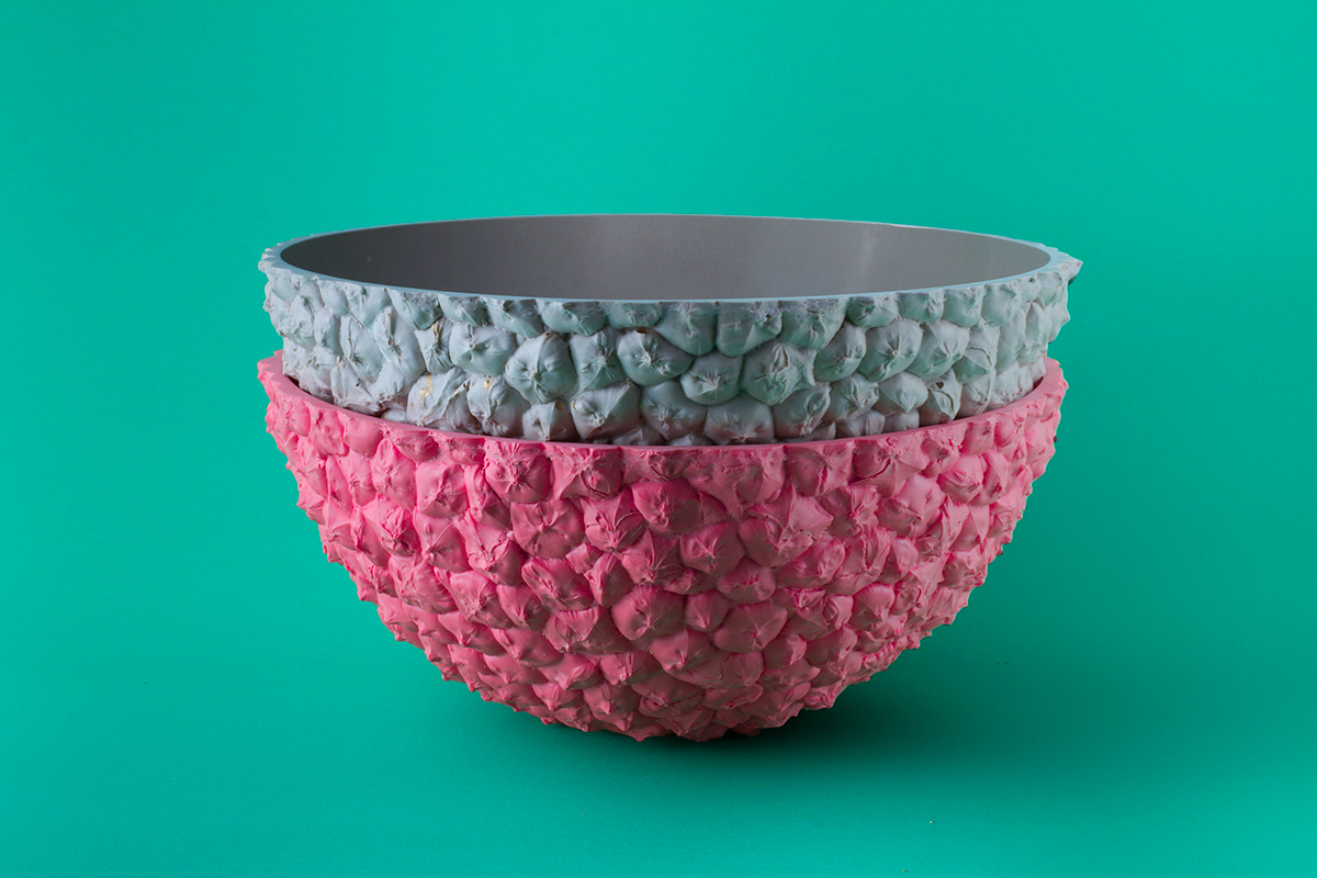 Fruit ninja handmade mathery homeware vessel colour Colourful  resin plastic mould jar coaster bowl Vase