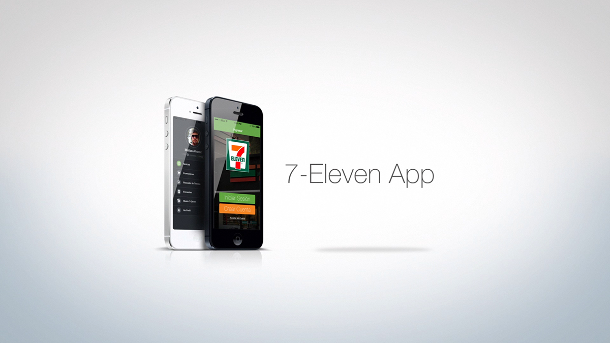 app mobile ios android design lucas perrone aplicación 7-Eleven