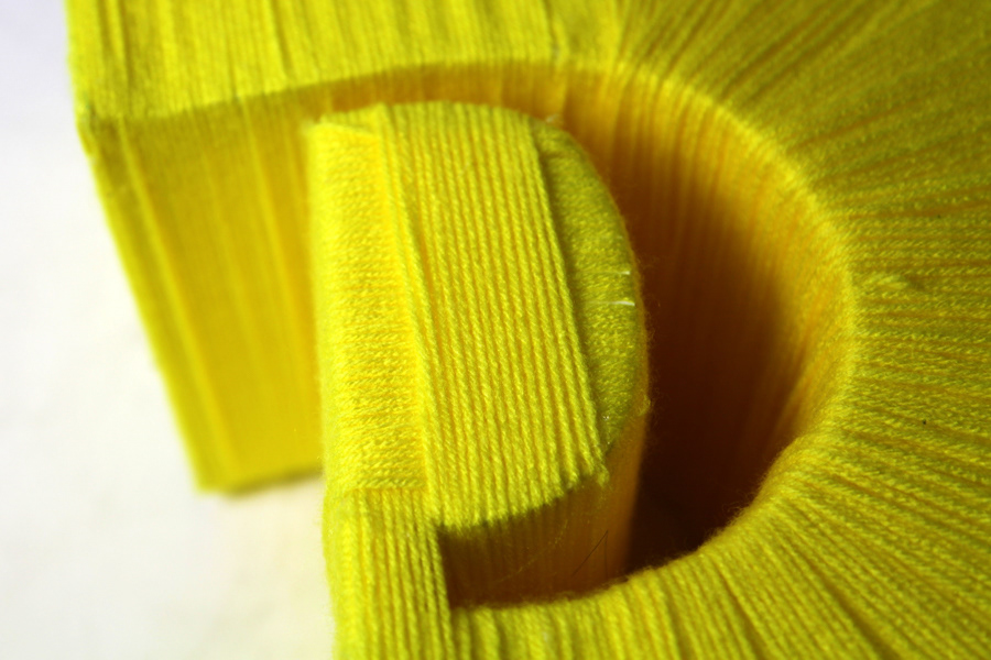 3D texture yellow