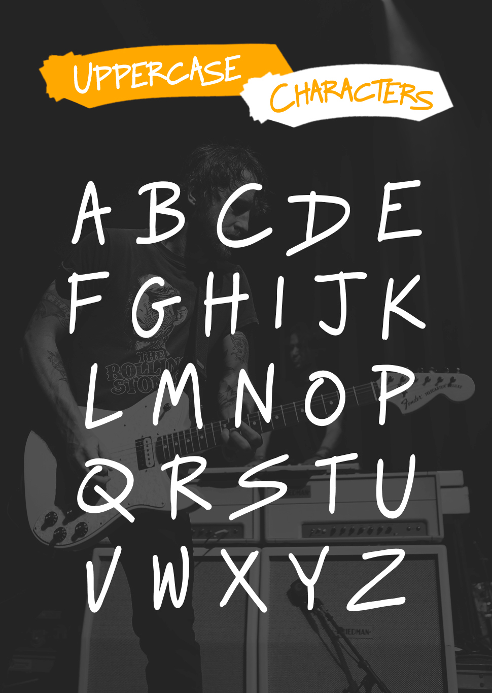 Raggedways free Typeface foo fighters handmade hand Dave Grohl Taylor Hawkins Nate Mendel Pat Smear Chris Shiflett download