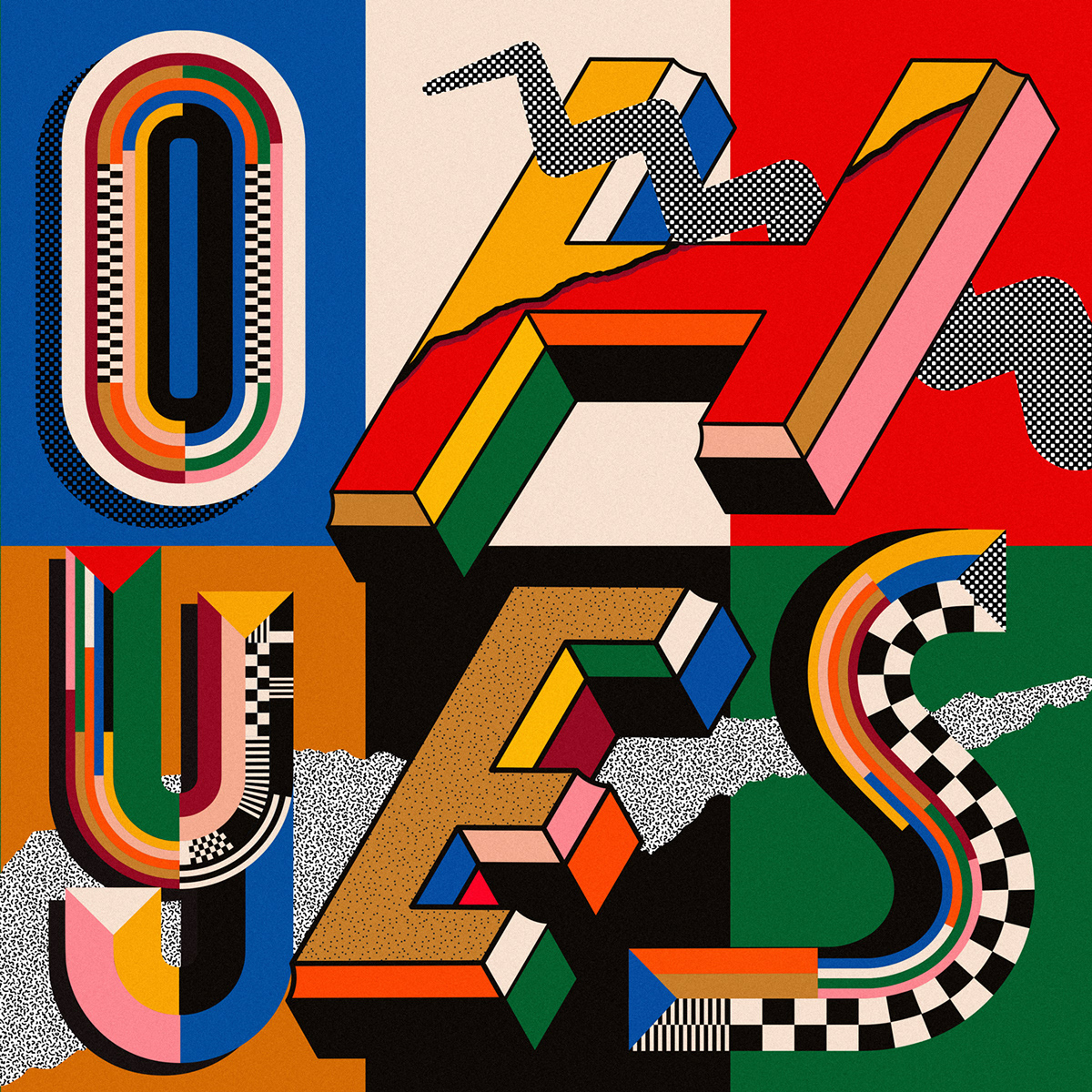 typography   adobe illustrator Logotype typographic Poster Design Digital Art  ILLUSTRATION  type letters