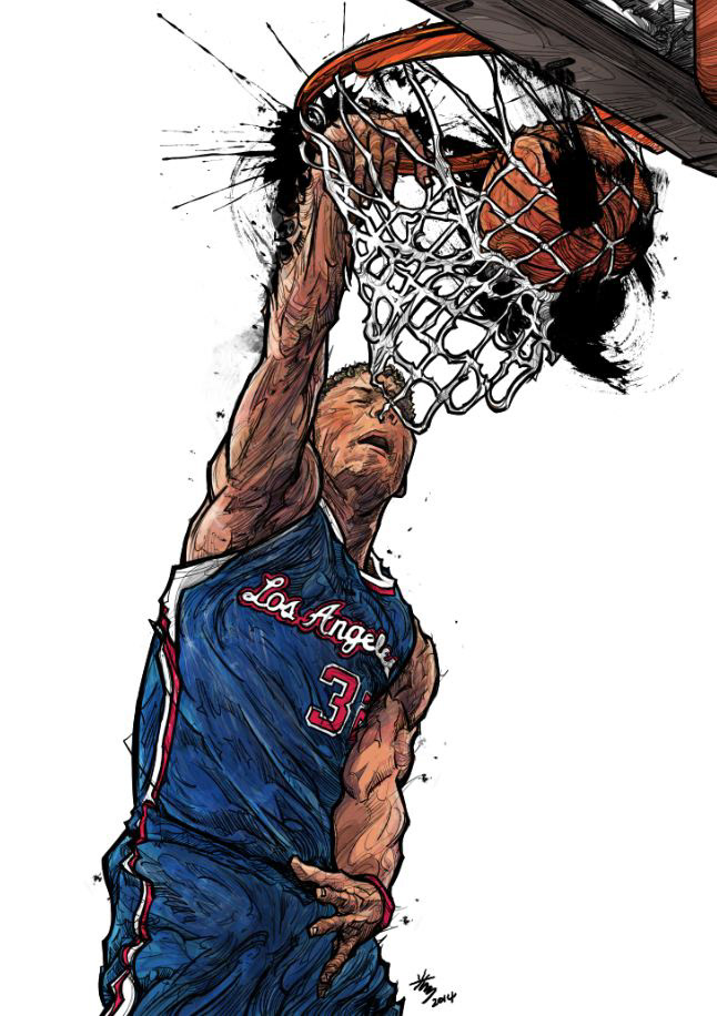Chris Paul Blake Griffin la clippers  NBA basketball