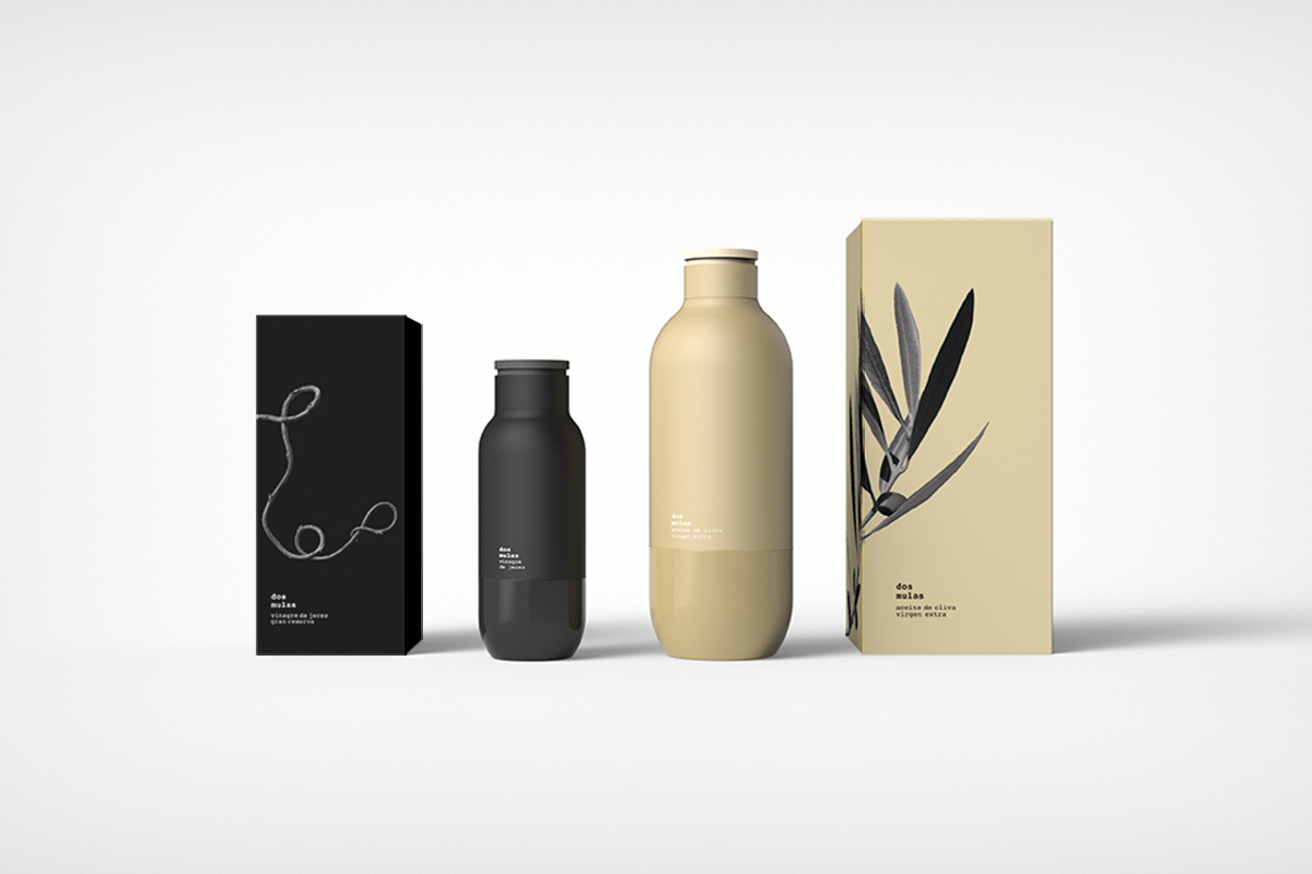 Packaging olive oil product graphic