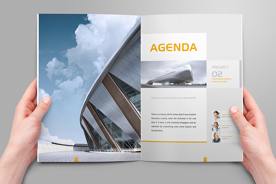 brochure architect image brochure Corporate Identity design brochure business brochure  portfolio  company brochure product brochure showcase mikinger indesign template modern brochure