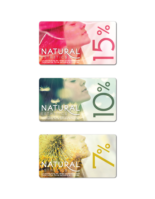 natural Esthetics aesthetics Spa medical logo identity uruguay beauty cosmetics model girl double exposure Stationery